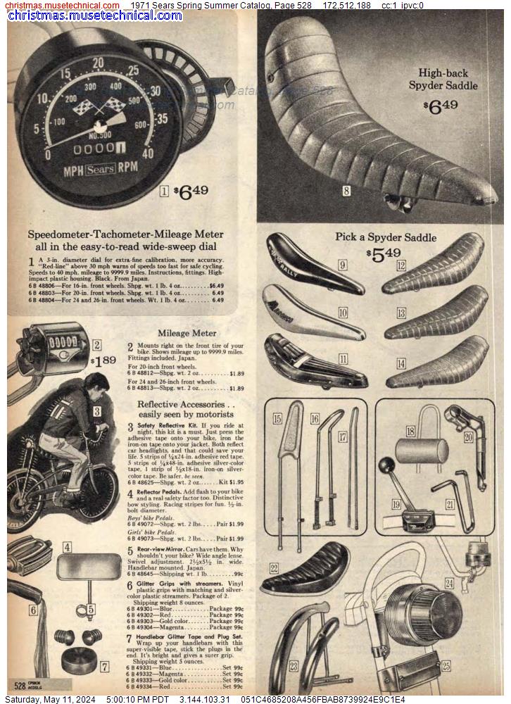 1971 Sears Spring Summer Catalog, Page 528