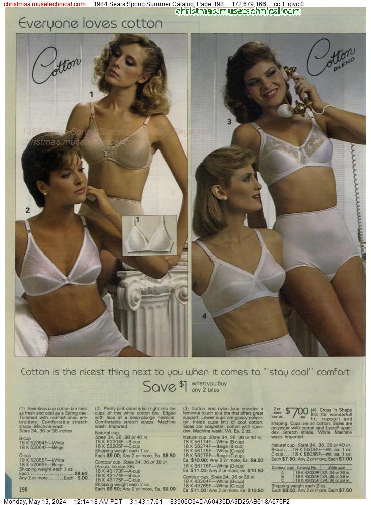 1984 Sears Spring Summer Catalog, Page 198