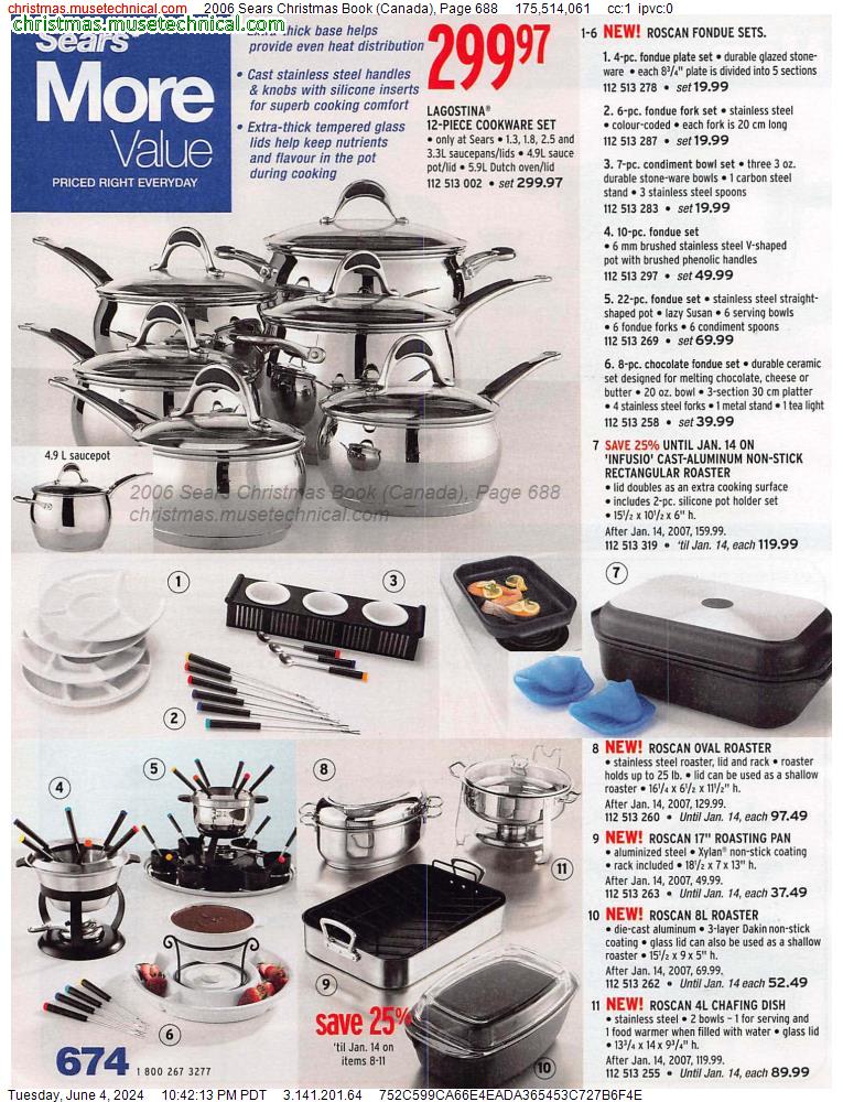 2006 Sears Christmas Book (Canada), Page 688