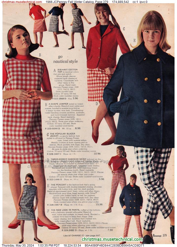 1966 JCPenney Fall Winter Catalog, Page 379