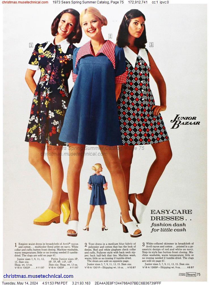 1973 Sears Spring Summer Catalog, Page 75