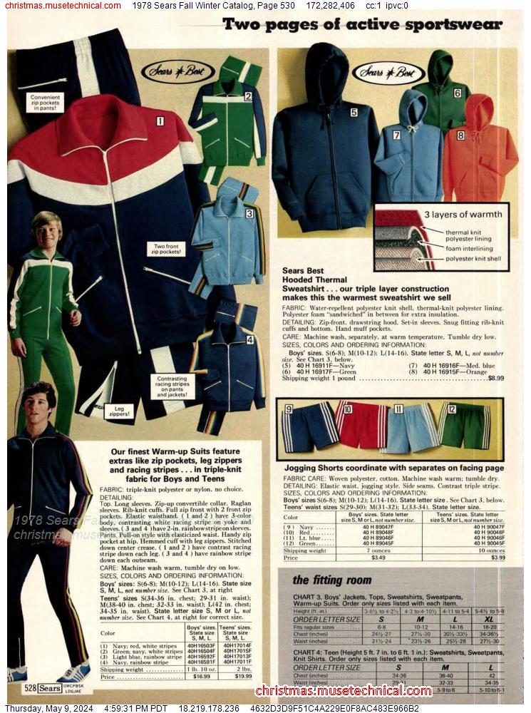 1978 Sears Fall Winter Catalog, Page 530