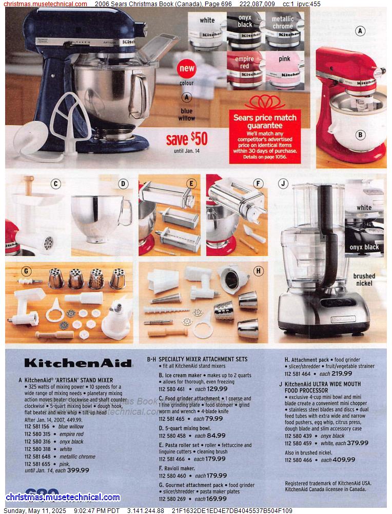 2006 Sears Christmas Book (Canada), Page 696
