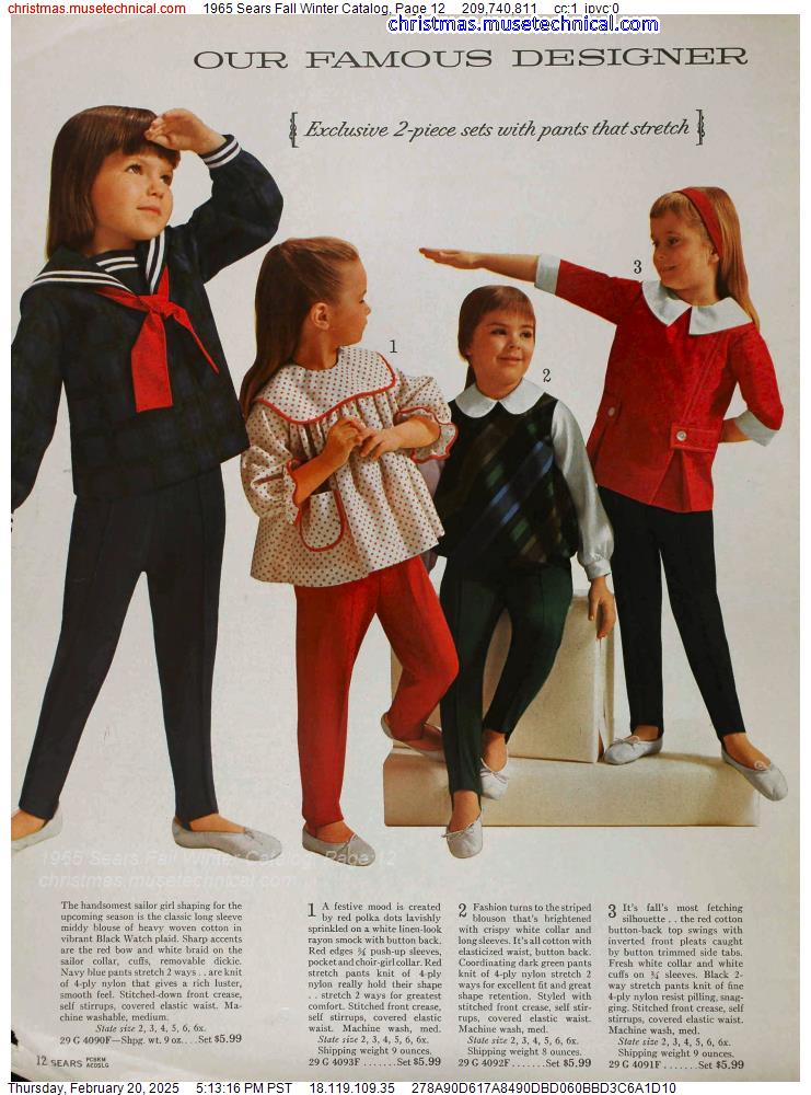 1965 Sears Fall Winter Catalog, Page 12