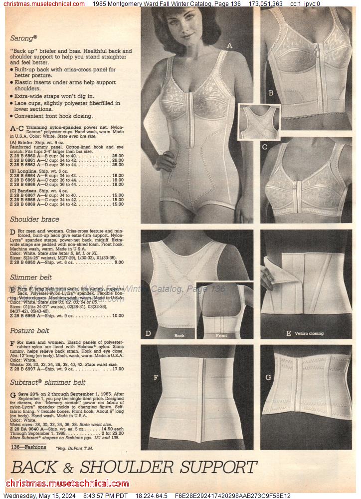 1985 Montgomery Ward Fall Winter Catalog, Page 136