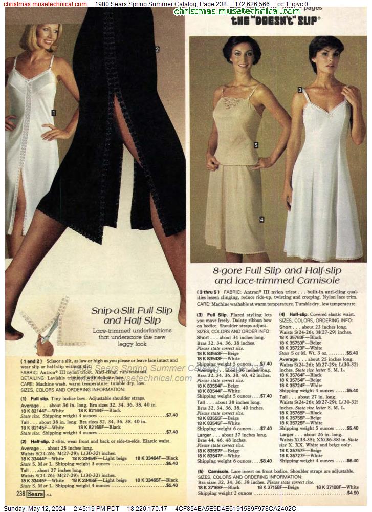 1980 Sears Spring Summer Catalog, Page 238