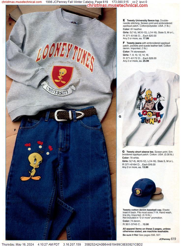 1996 JCPenney Fall Winter Catalog, Page 619