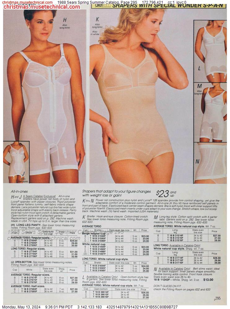 1988 Sears Spring Summer Catalog, Page 295