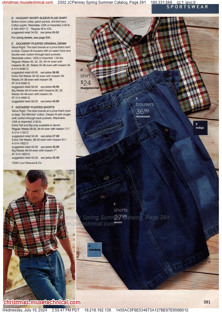 2002 JCPenney Spring Summer Catalog, Page 391