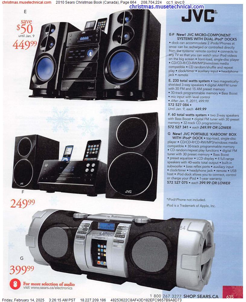 2010 Sears Christmas Book (Canada), Page 664