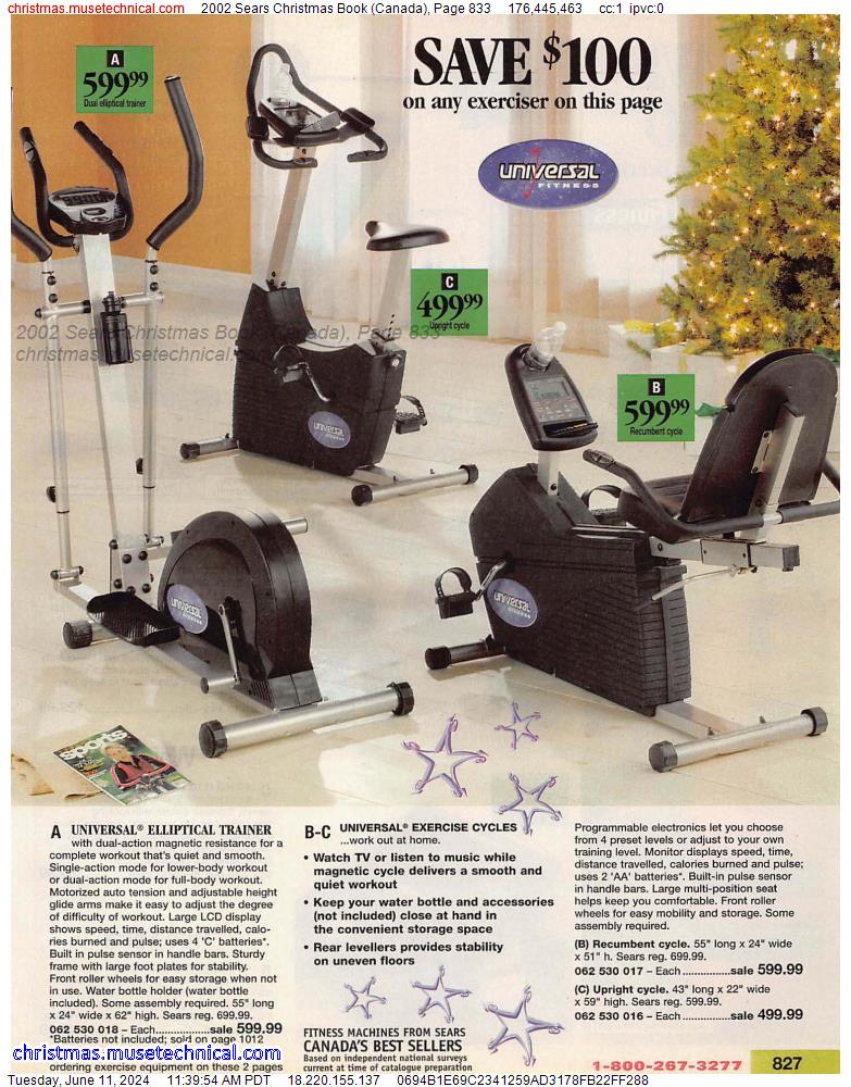 2002 Sears Christmas Book (Canada), Page 833