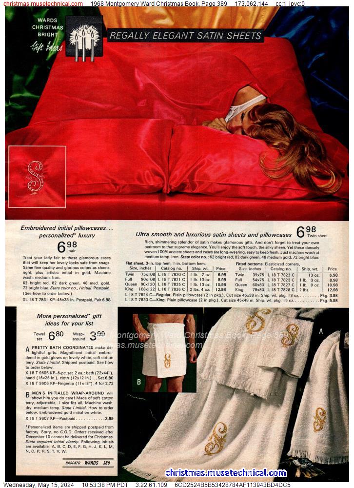 1968 Montgomery Ward Christmas Book, Page 389