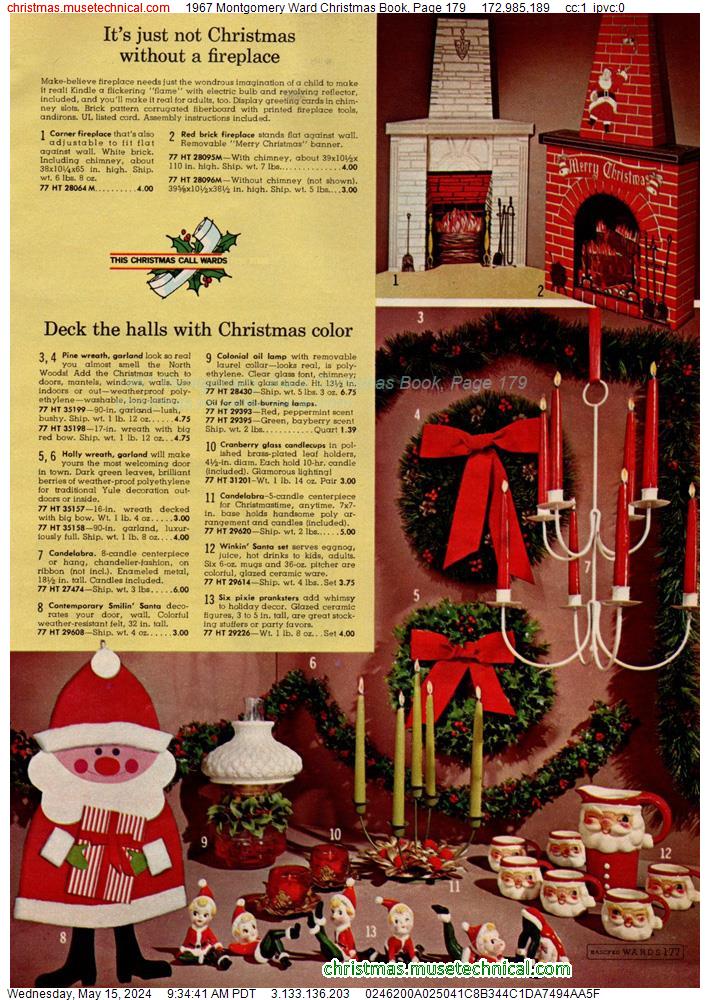 1967 Montgomery Ward Christmas Book, Page 179