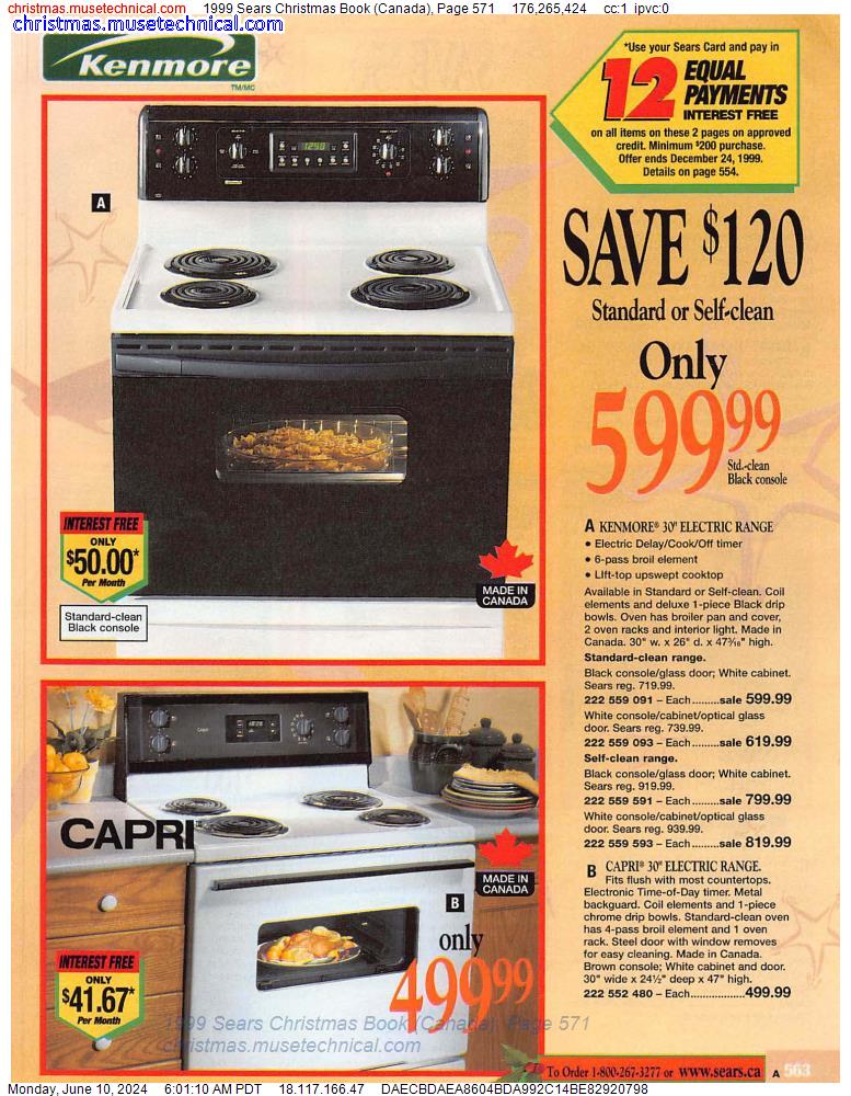 1999 Sears Christmas Book (Canada), Page 571