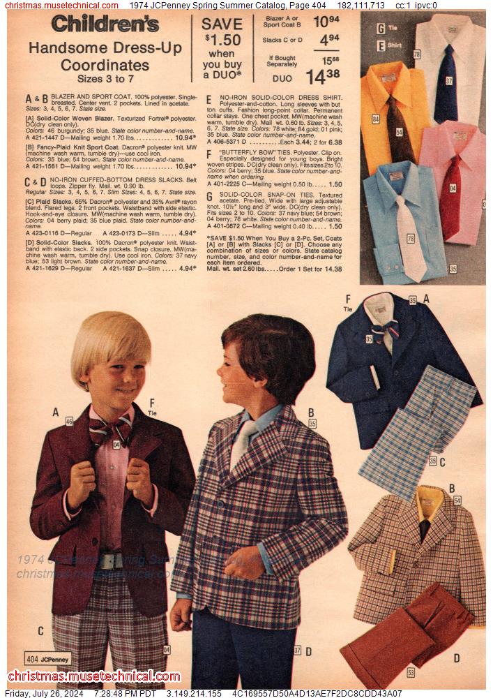 1974 JCPenney Spring Summer Catalog, Page 404