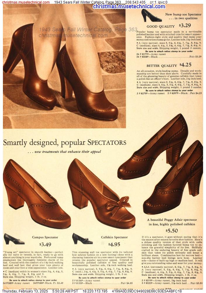 1943 Sears Fall Winter Catalog, Page 363