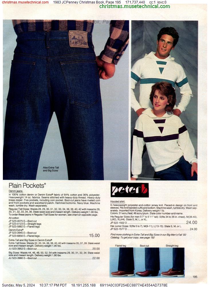 1983 JCPenney Christmas Book, Page 195