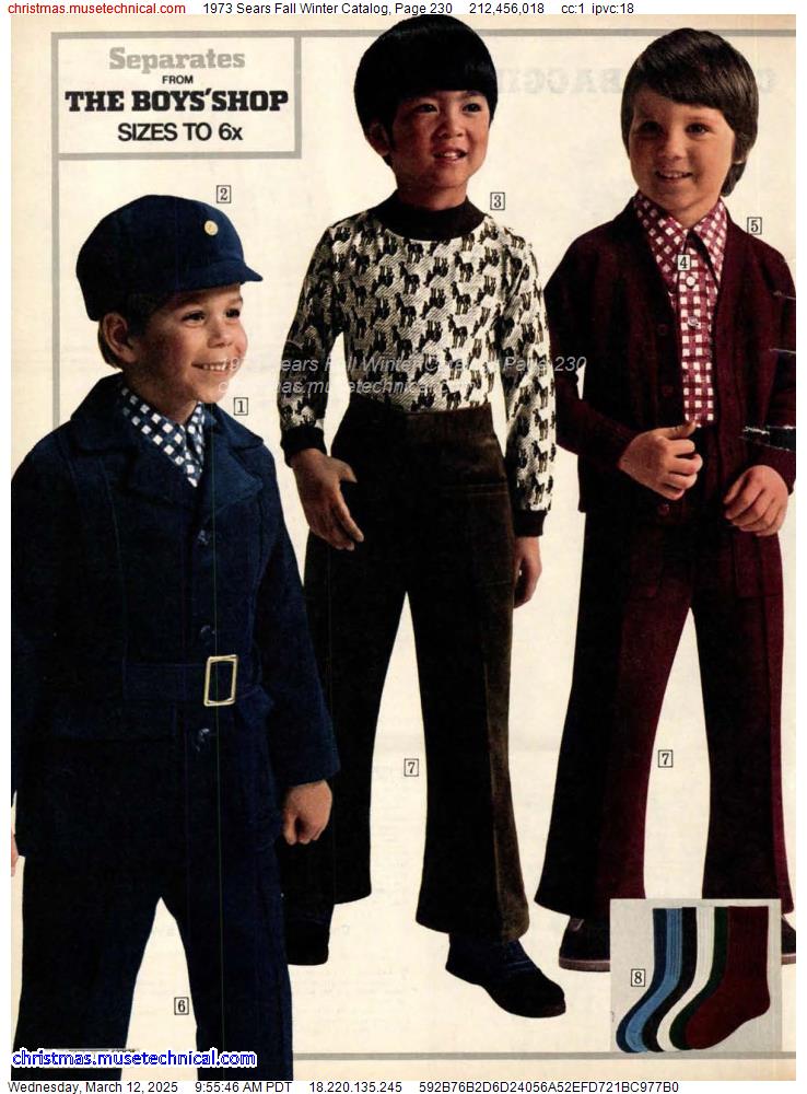 1973 Sears Fall Winter Catalog, Page 230