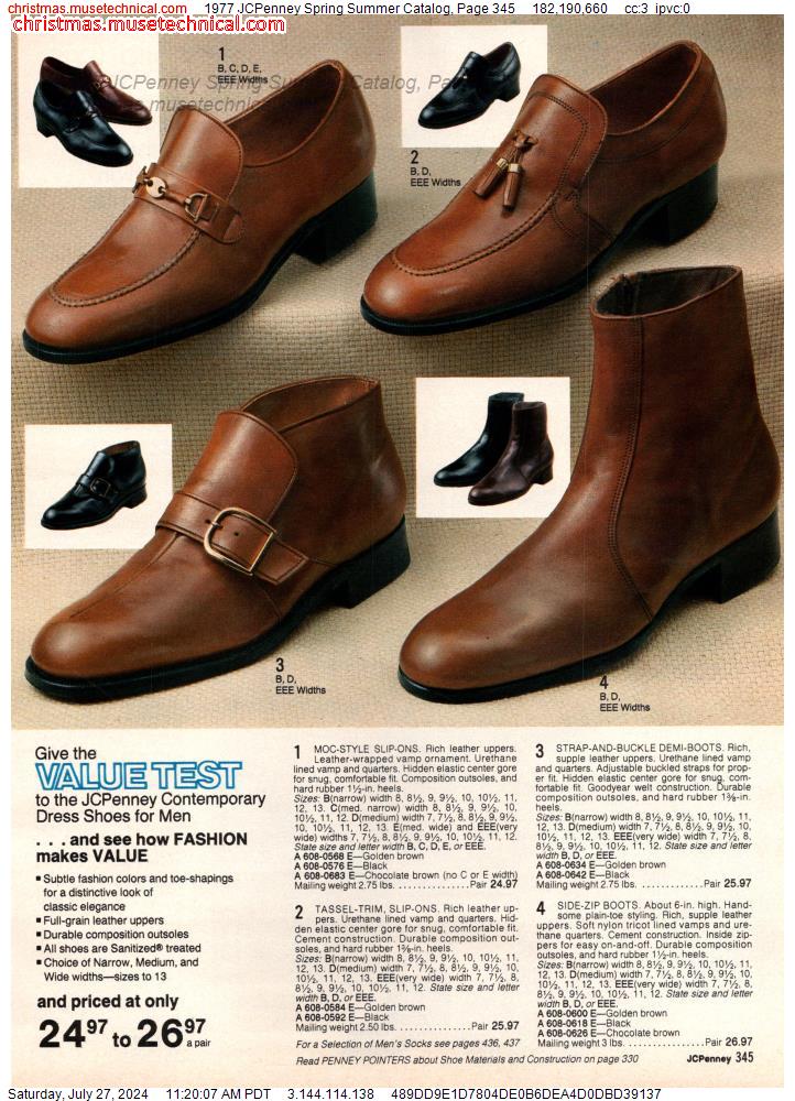 1977 JCPenney Spring Summer Catalog, Page 345