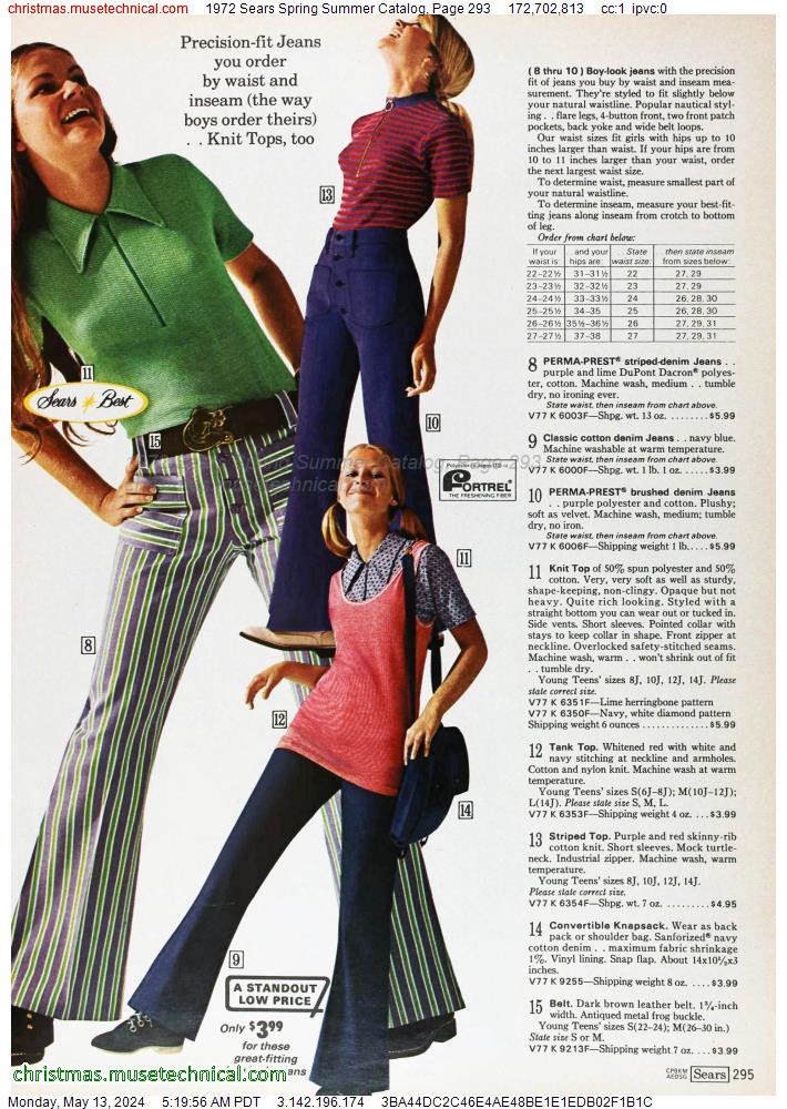 1972 Sears Spring Summer Catalog, Page 293