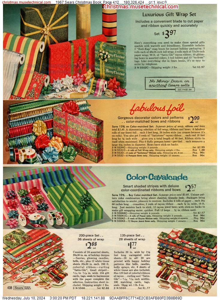 1967 Sears Christmas Book, Page 412