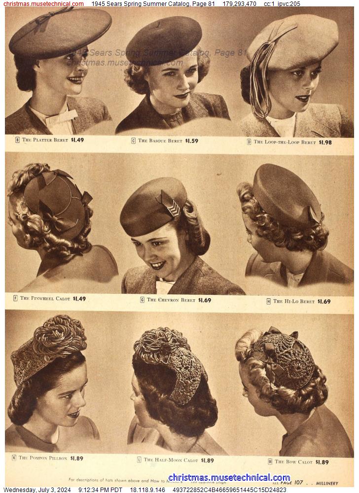 1945 Sears Spring Summer Catalog, Page 81