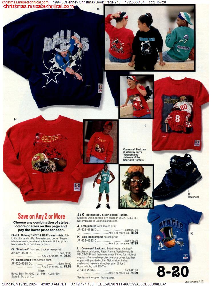 1994 JCPenney Christmas Book, Page 213