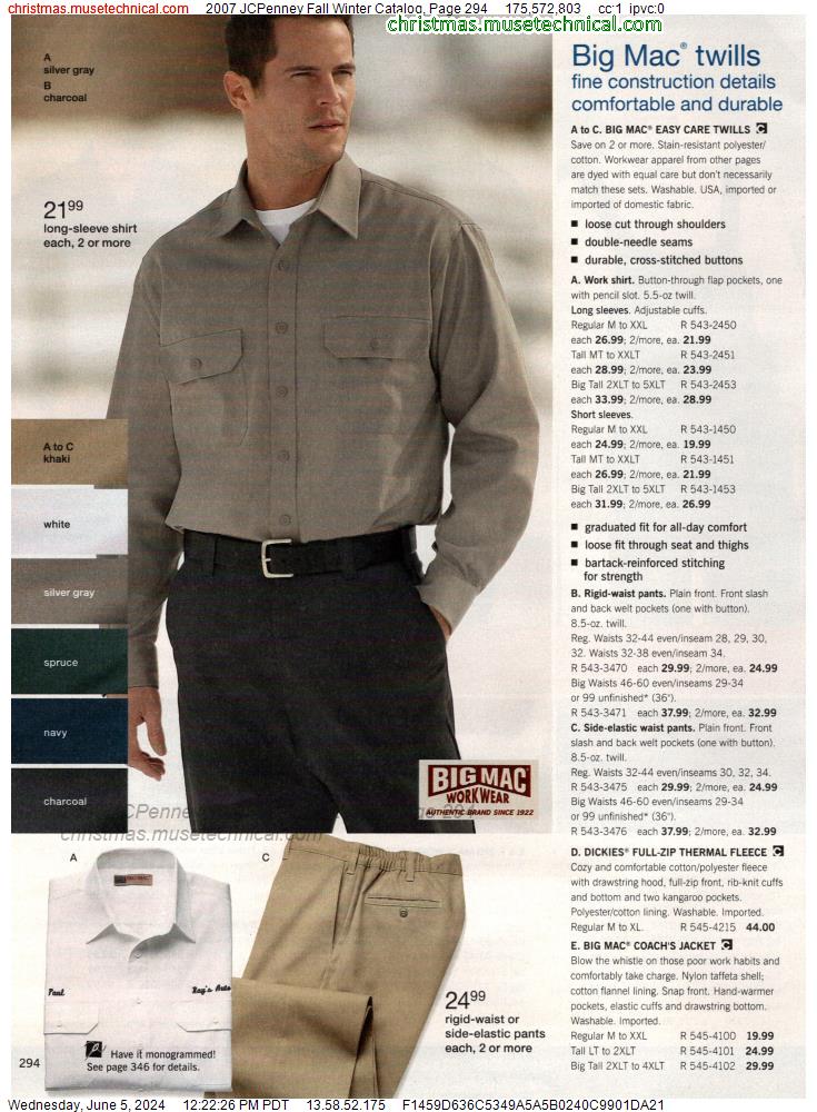 2007 JCPenney Fall Winter Catalog, Page 294