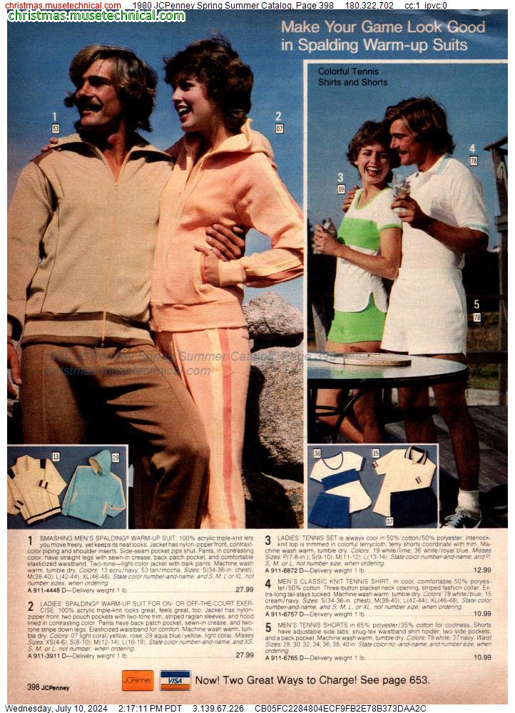 1980 JCPenney Spring Summer Catalog, Page 398