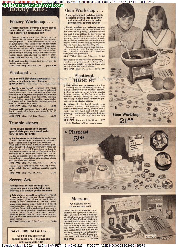 1972 Montgomery Ward Christmas Book, Page 247