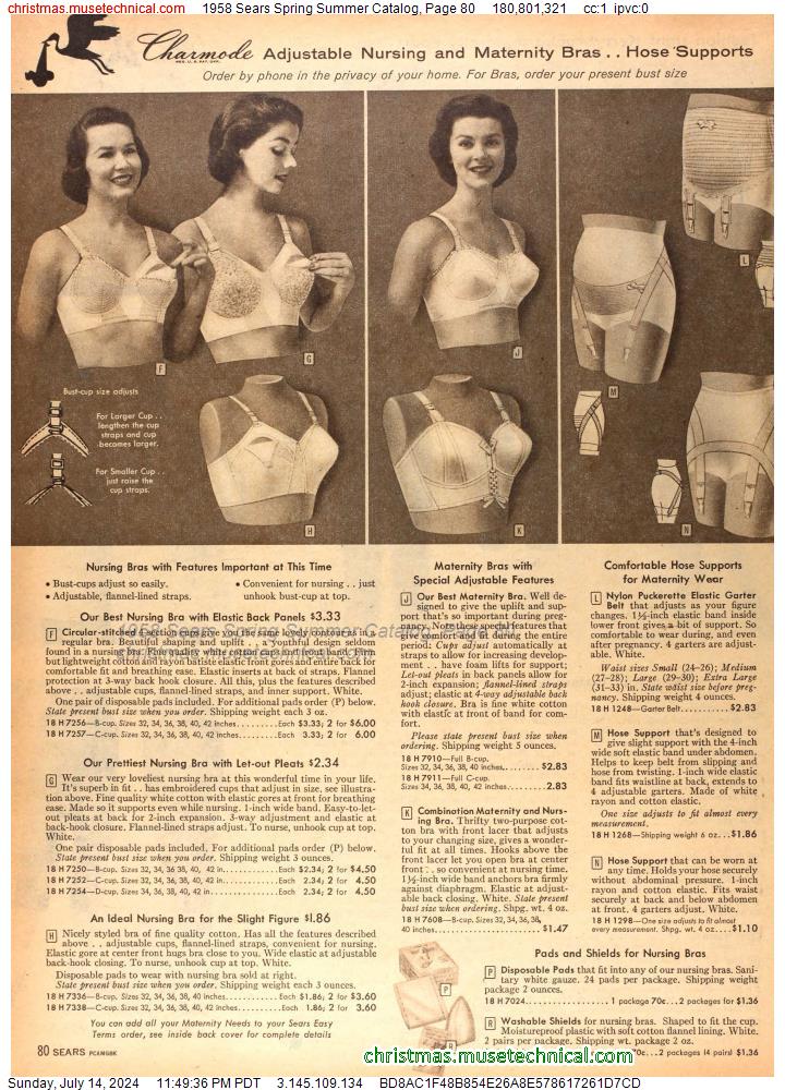 1958 Sears Spring Summer Catalog, Page 80