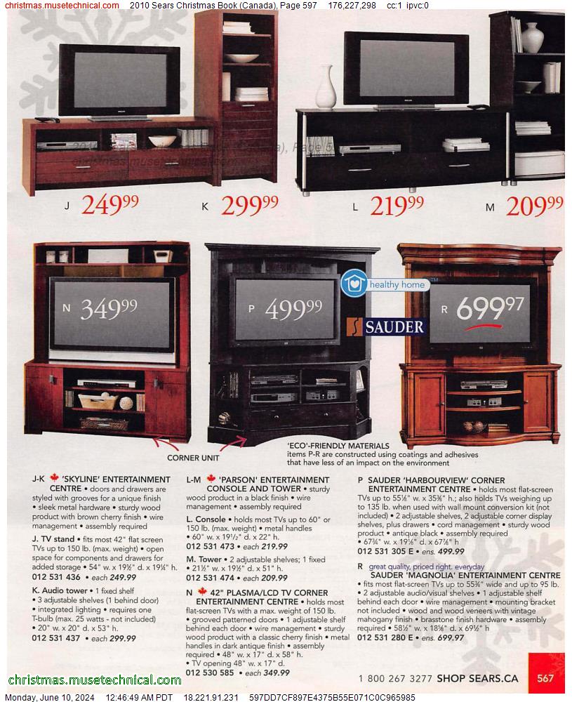 2010 Sears Christmas Book (Canada), Page 597