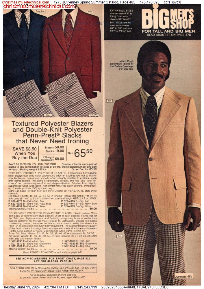 1973 JCPenney Spring Summer Catalog, Page 485
