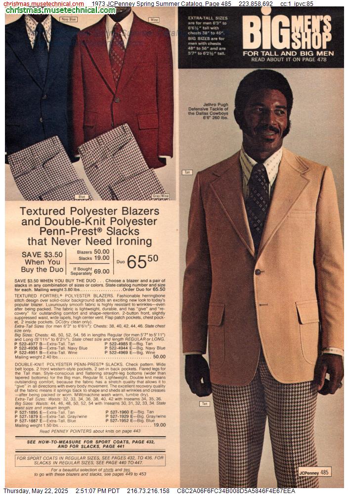 1973 JCPenney Spring Summer Catalog, Page 485