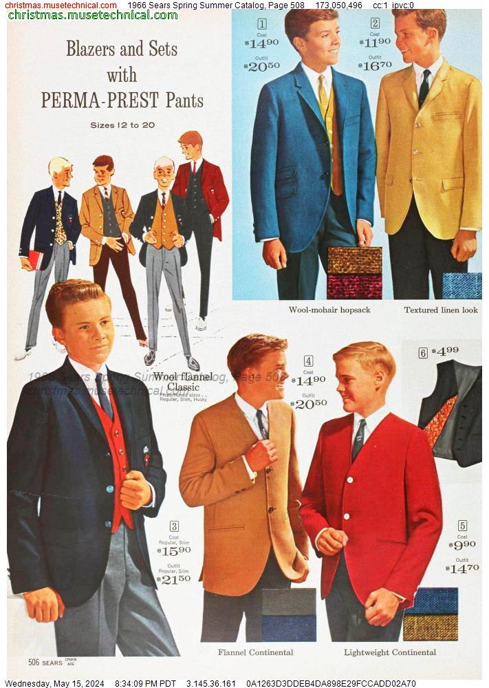 1966 Sears Spring Summer Catalog, Page 508