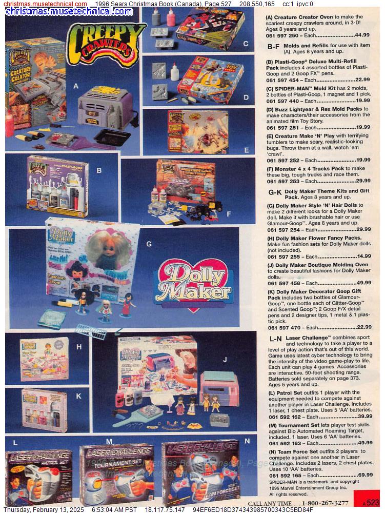 1996 Sears Christmas Book (Canada), Page 527