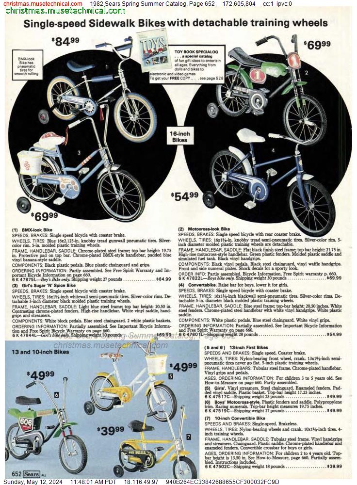 1982 Sears Spring Summer Catalog, Page 652