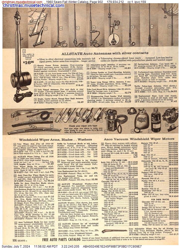 1960 Sears Fall Winter Catalog, Page 902