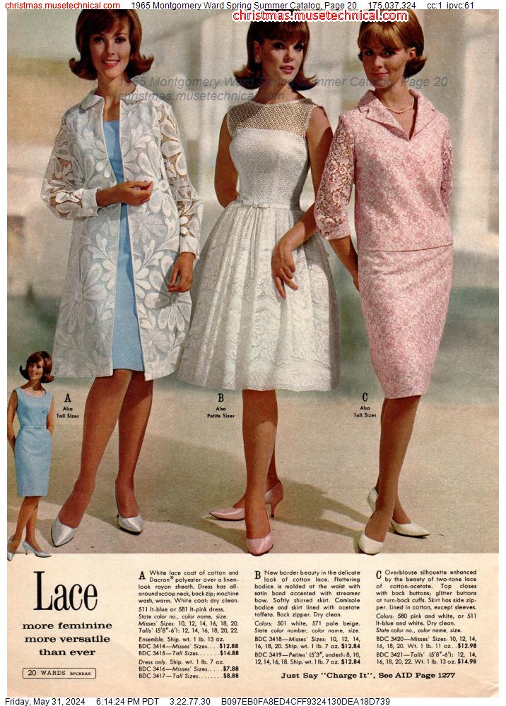 1965 Montgomery Ward Spring Summer Catalog, Page 20