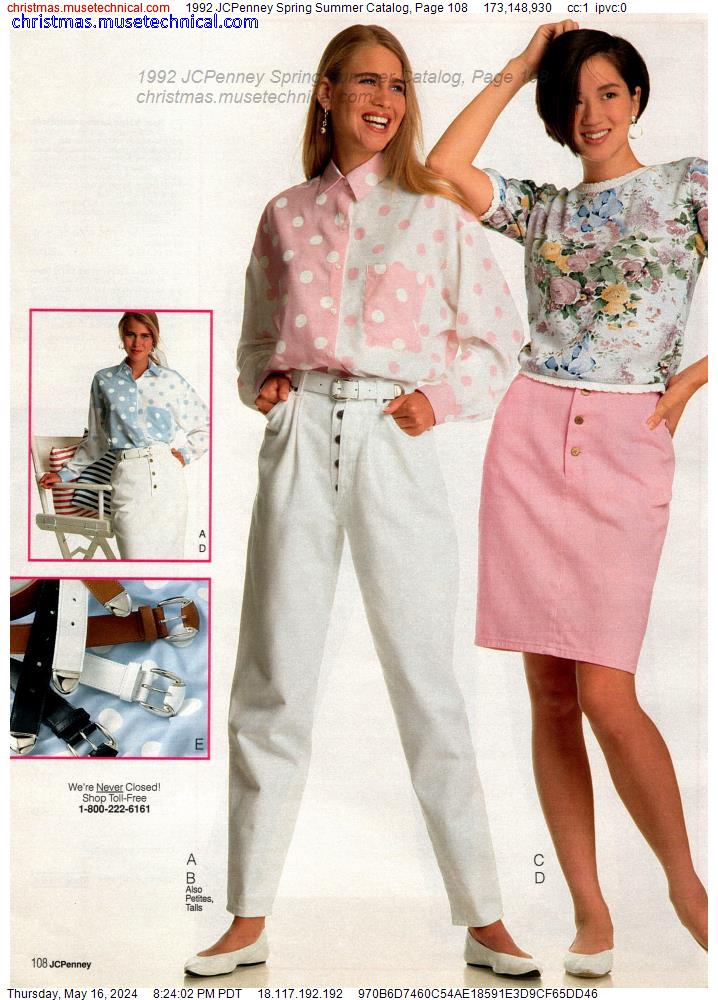 1992 JCPenney Spring Summer Catalog, Page 108