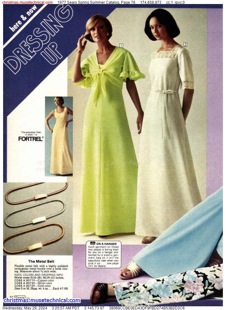 1977 Sears Spring Summer Catalog, Page 76