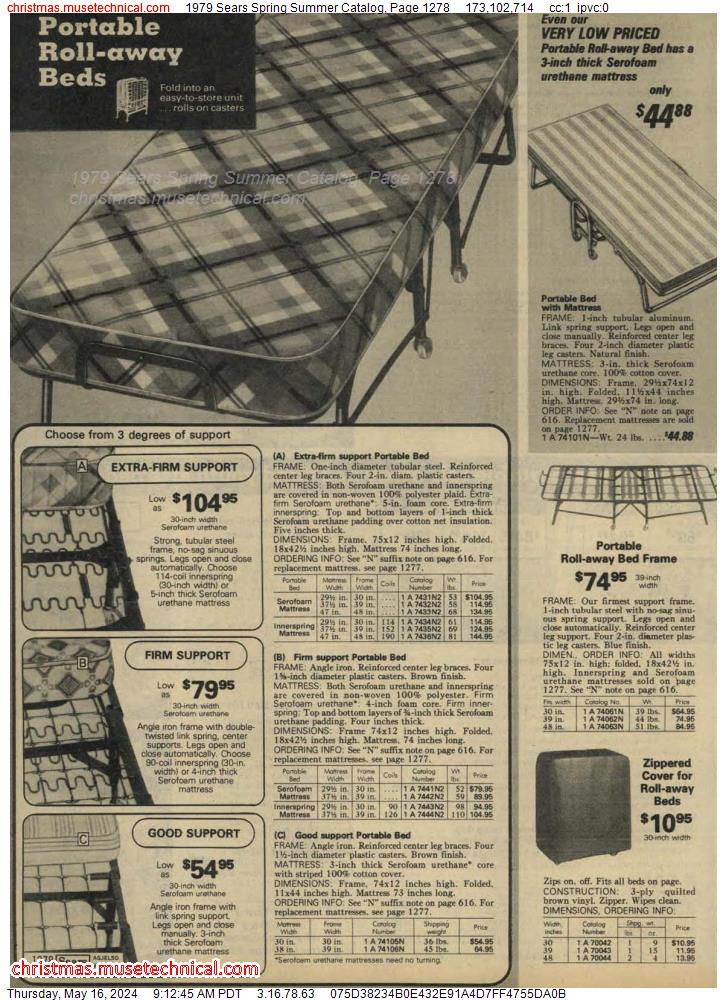1979 Sears Spring Summer Catalog, Page 1278