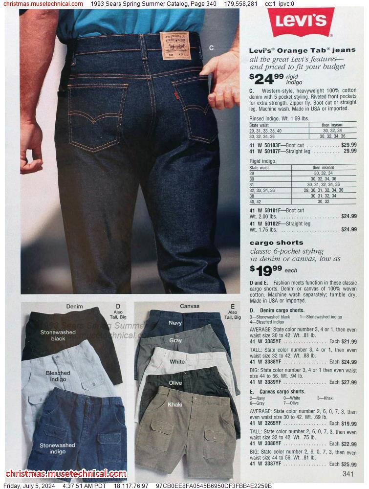 1993 Sears Spring Summer Catalog, Page 340