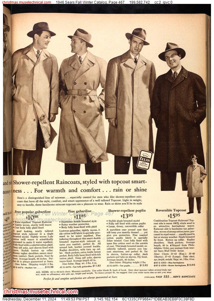 1946 Sears Fall Winter Catalog, Page 467