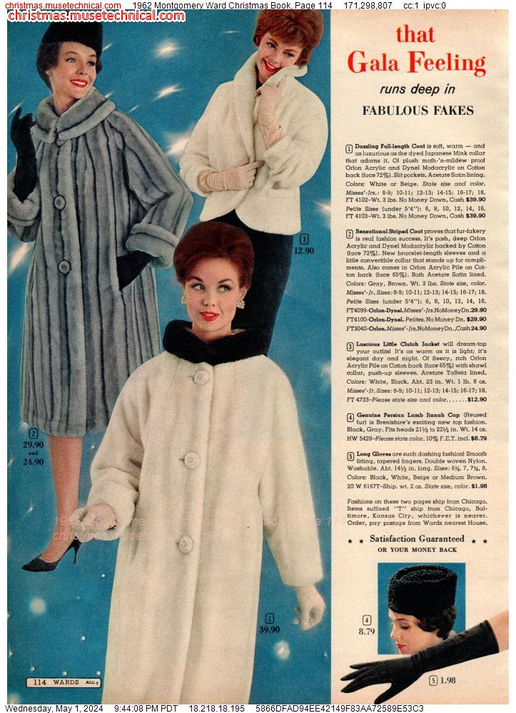 1962 Montgomery Ward Christmas Book, Page 114
