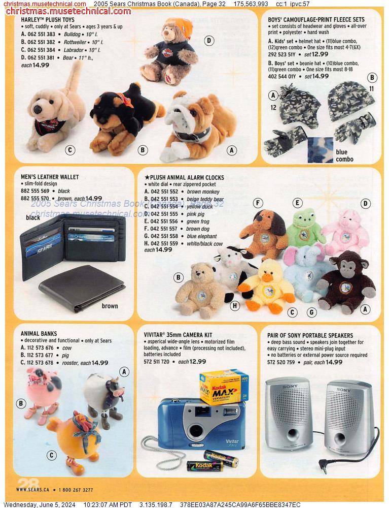 2005 Sears Christmas Book (Canada), Page 32
