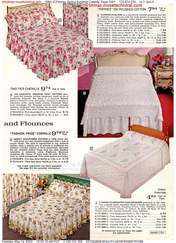 1964 JCPenney Spring Summer Catalog, Page 1001