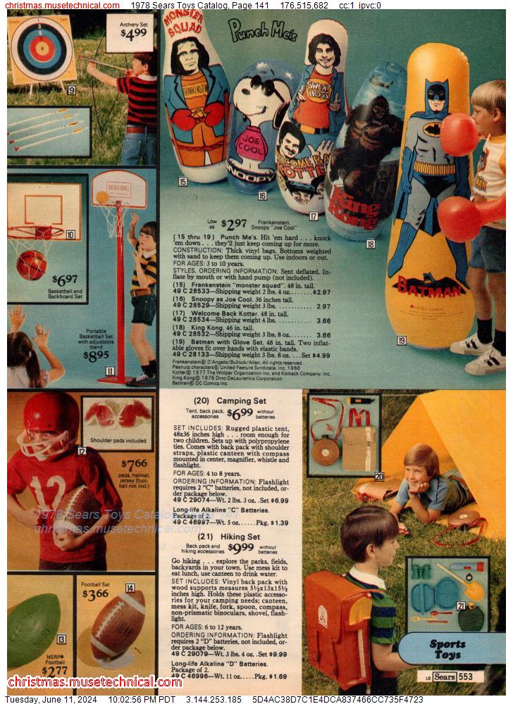 1978 Sears Toys Catalog, Page 141