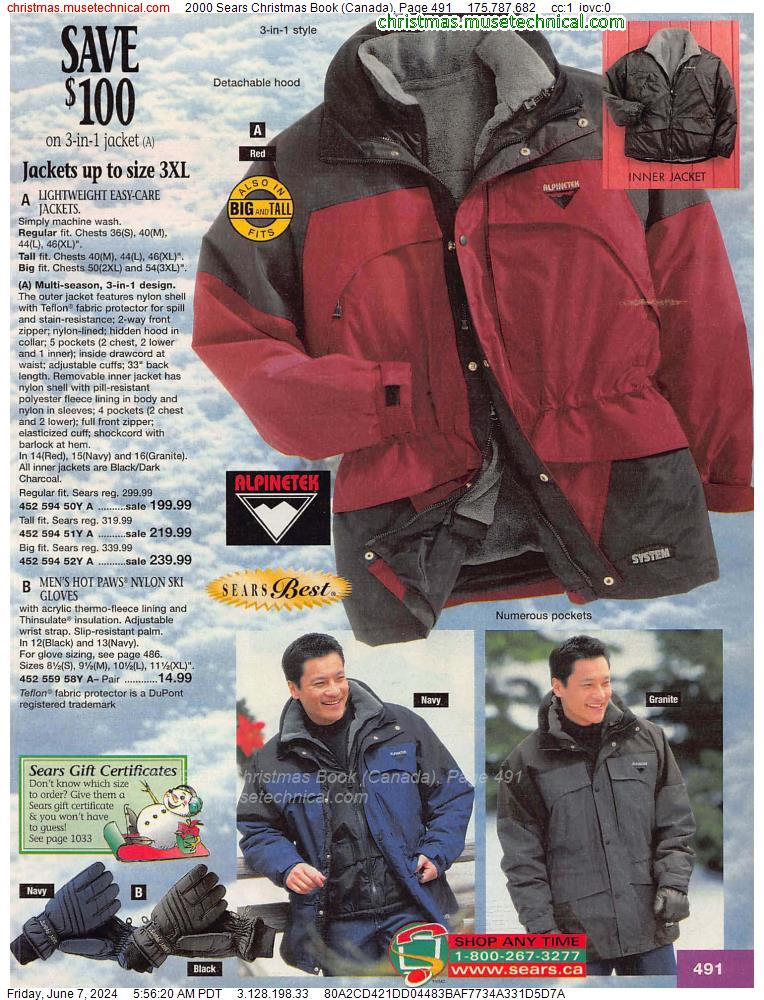 2000 Sears Christmas Book (Canada), Page 491