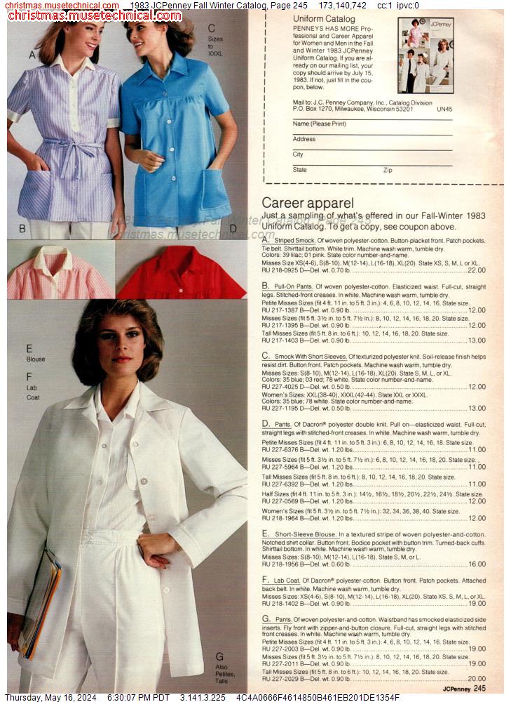 1983 JCPenney Fall Winter Catalog, Page 245